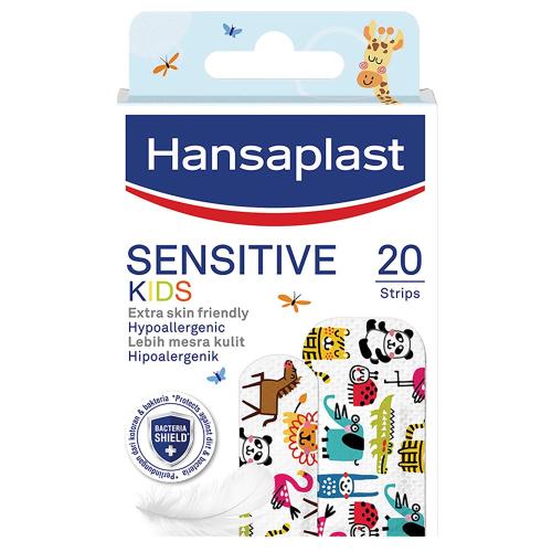 Hansaplast Sensitive Kids Strips Αυτοκόλλητα Επιθέματα για Παιδιά, για την Κάλυψη & Προστασία Μικρών Πληγών, σε 2 Διαφορετικά Μεγέθη 20 Τεμάχια